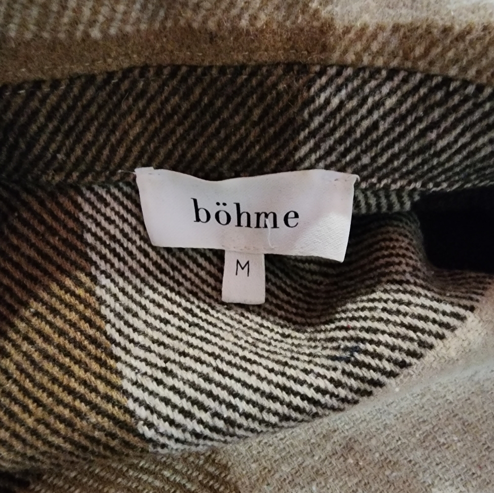 Brown plaid shacket